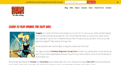 Desktop Screenshot of bangthedrumschool.com